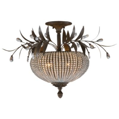 Cristal de Lisbon Semi-Flushmount by Uttermost - Starlight Lighting USA and Canada